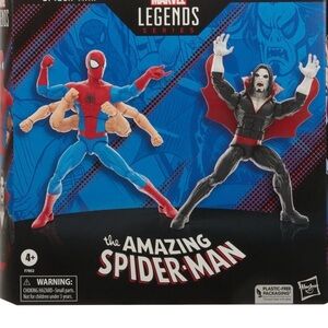 Marvel Legends Series Spider-Man and Morbius Figures